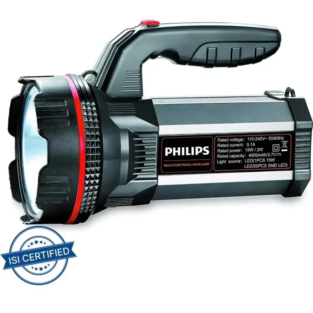 PHILIPS Blaze Multi-Functional Long Range LED Torch with Rechargeable — view 1